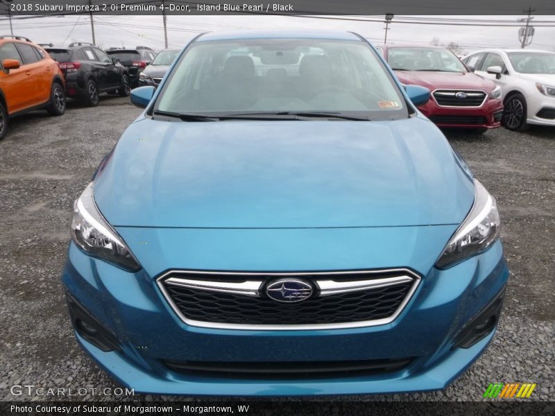 Island Blue Pearl / Black 2018 Subaru Impreza 2.0i Premium 4-Door