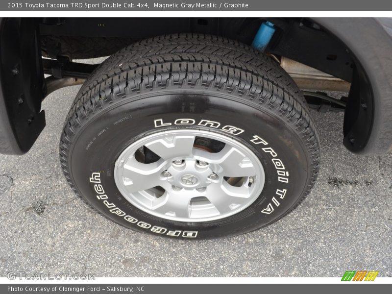 Magnetic Gray Metallic / Graphite 2015 Toyota Tacoma TRD Sport Double Cab 4x4