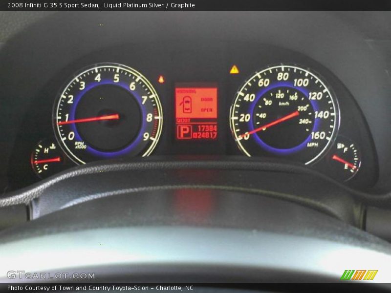Liquid Platinum Silver / Graphite 2008 Infiniti G 35 S Sport Sedan