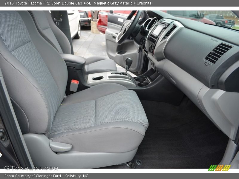 Magnetic Gray Metallic / Graphite 2015 Toyota Tacoma TRD Sport Double Cab 4x4