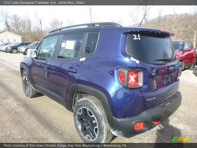 Jetset Blue / Black 2017 Jeep Renegade Trailhawk 4x4