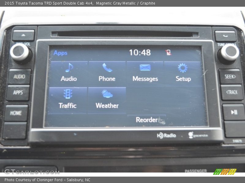 Magnetic Gray Metallic / Graphite 2015 Toyota Tacoma TRD Sport Double Cab 4x4