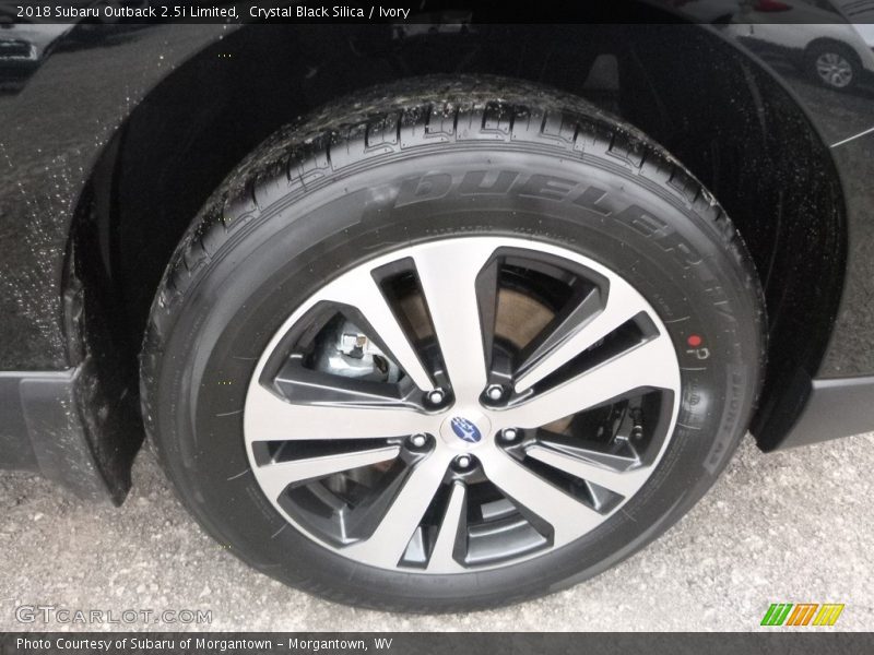 Crystal Black Silica / Ivory 2018 Subaru Outback 2.5i Limited