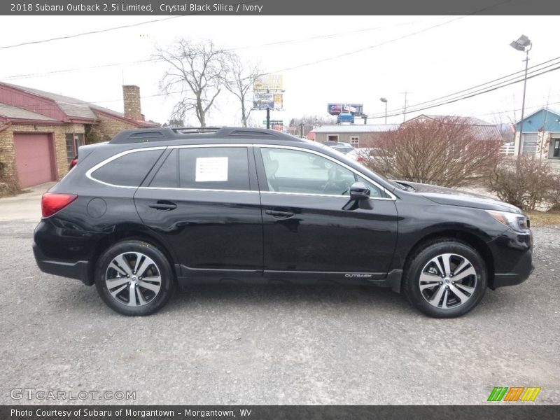 Crystal Black Silica / Ivory 2018 Subaru Outback 2.5i Limited