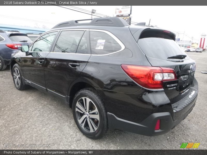 Crystal Black Silica / Ivory 2018 Subaru Outback 2.5i Limited