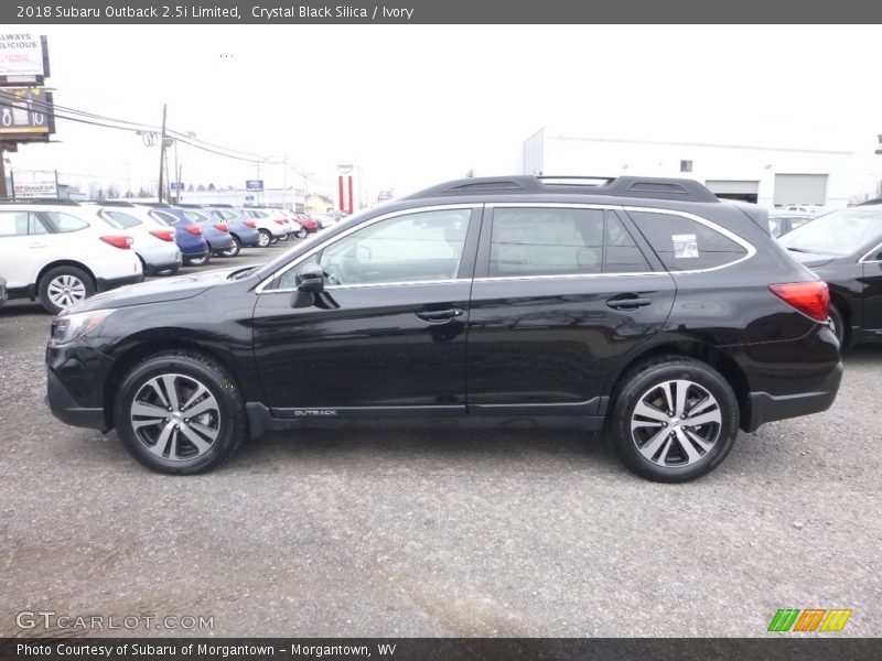 Crystal Black Silica / Ivory 2018 Subaru Outback 2.5i Limited