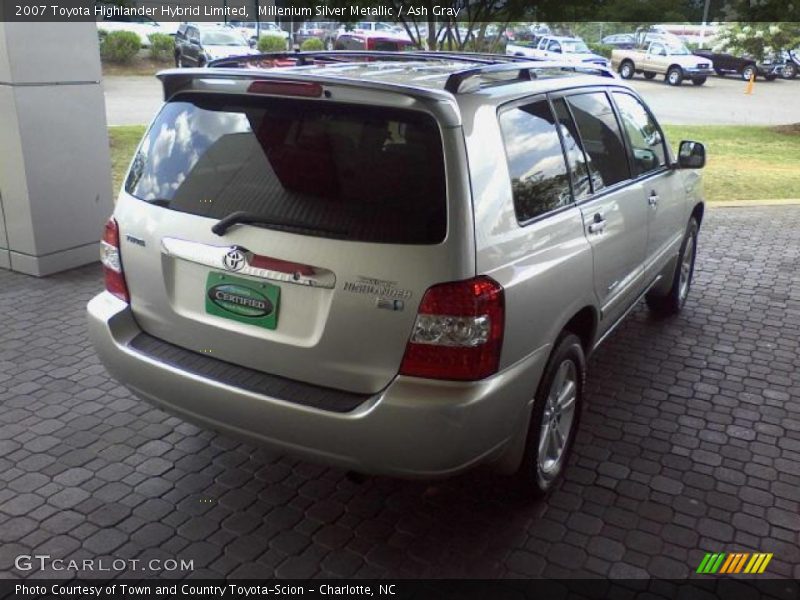 Millenium Silver Metallic / Ash Gray 2007 Toyota Highlander Hybrid Limited