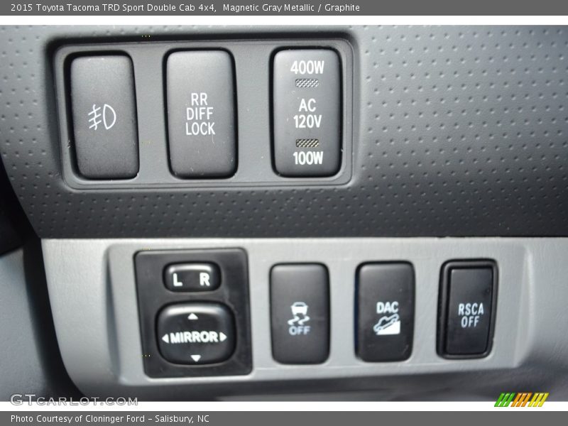 Magnetic Gray Metallic / Graphite 2015 Toyota Tacoma TRD Sport Double Cab 4x4