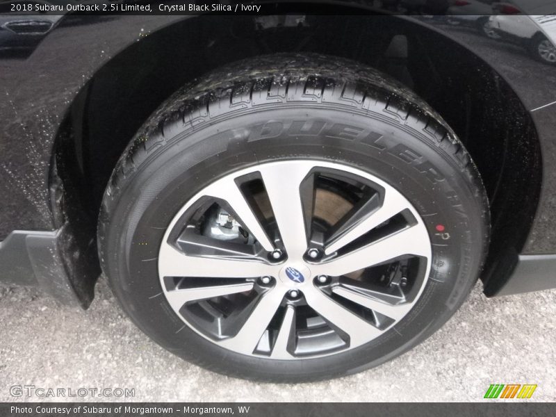 Crystal Black Silica / Ivory 2018 Subaru Outback 2.5i Limited