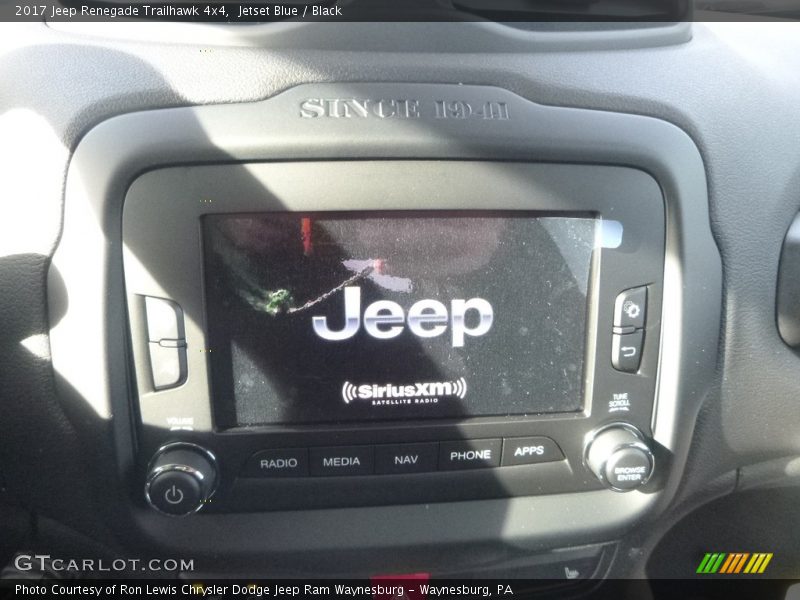 Jetset Blue / Black 2017 Jeep Renegade Trailhawk 4x4