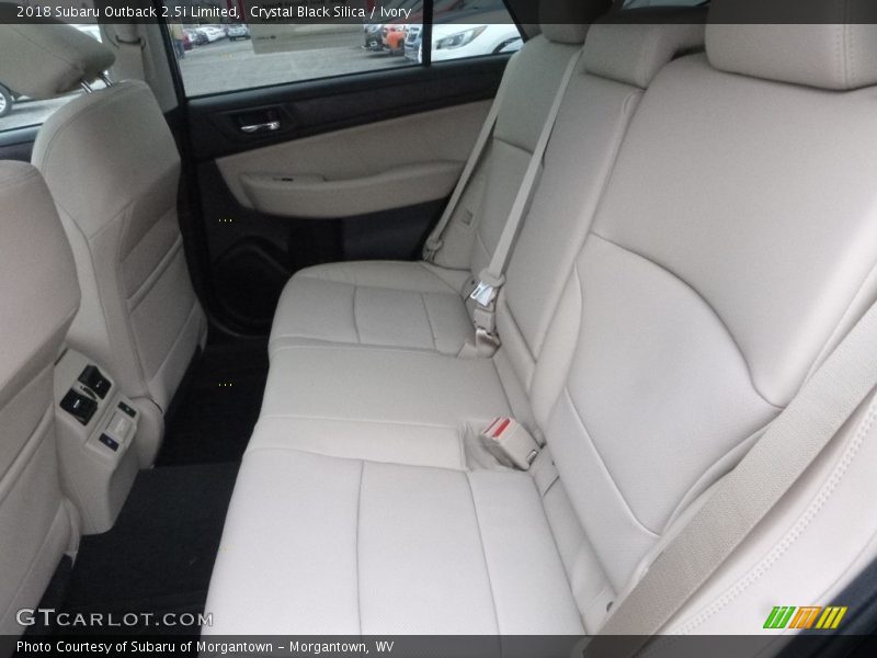 Crystal Black Silica / Ivory 2018 Subaru Outback 2.5i Limited
