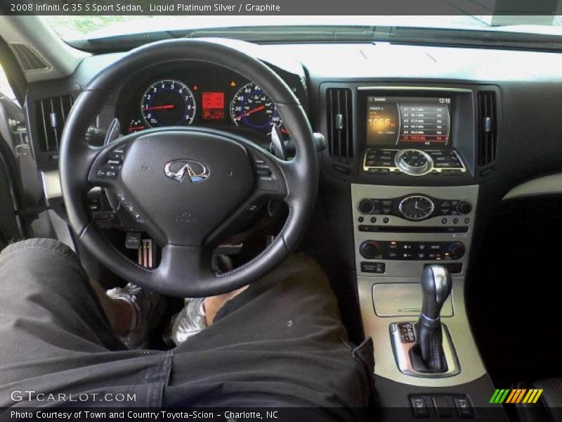 Liquid Platinum Silver / Graphite 2008 Infiniti G 35 S Sport Sedan