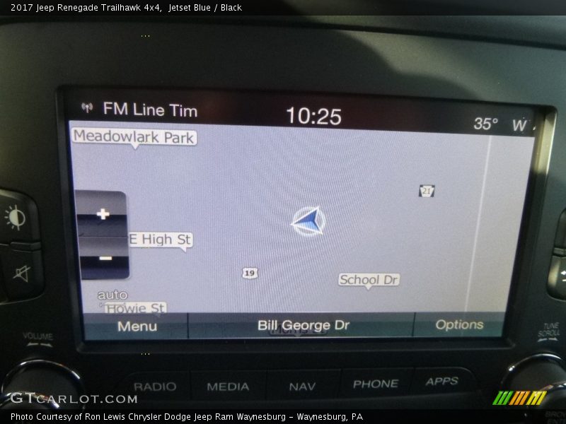 Jetset Blue / Black 2017 Jeep Renegade Trailhawk 4x4