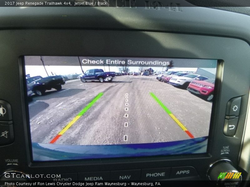 Jetset Blue / Black 2017 Jeep Renegade Trailhawk 4x4