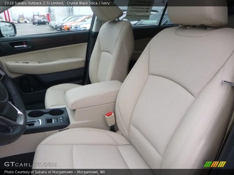 Crystal Black Silica / Ivory 2018 Subaru Outback 2.5i Limited