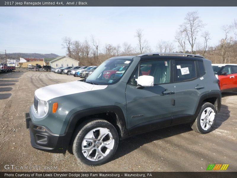 Anvil / Black 2017 Jeep Renegade Limited 4x4