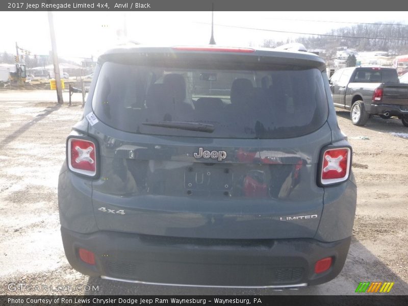 Anvil / Black 2017 Jeep Renegade Limited 4x4