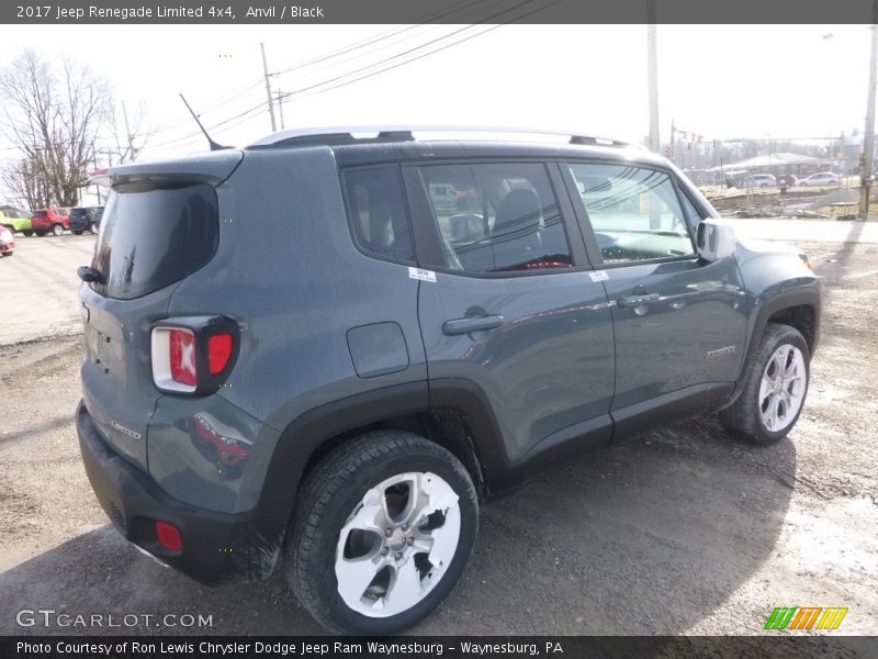 Anvil / Black 2017 Jeep Renegade Limited 4x4