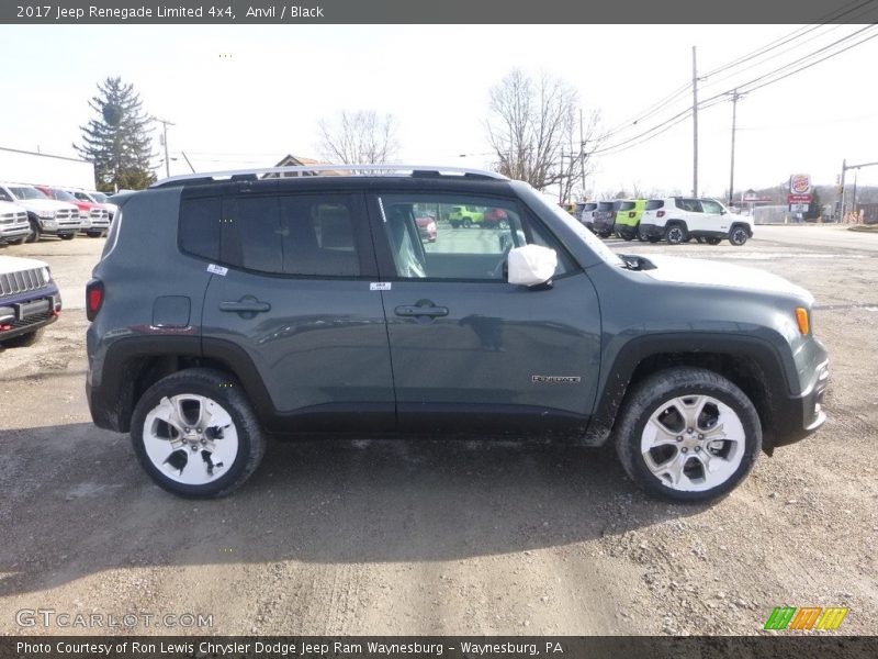 Anvil / Black 2017 Jeep Renegade Limited 4x4