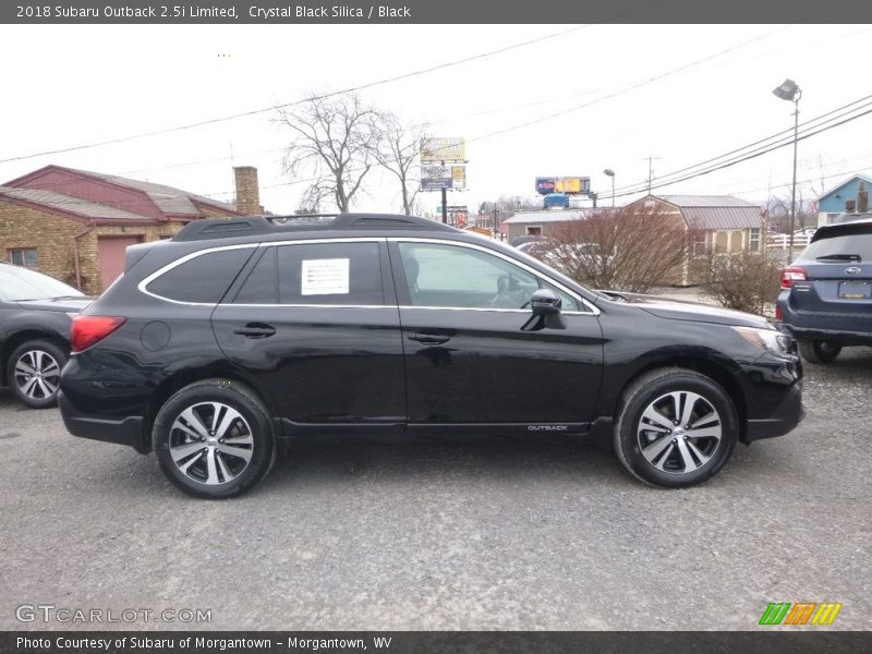 Crystal Black Silica / Black 2018 Subaru Outback 2.5i Limited