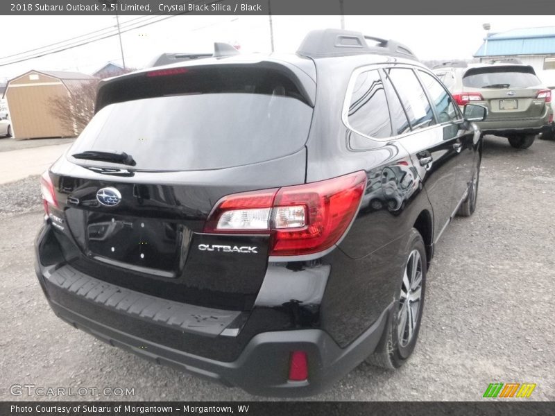 Crystal Black Silica / Black 2018 Subaru Outback 2.5i Limited