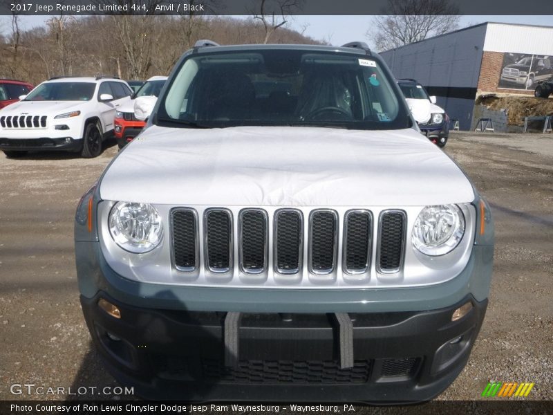 Anvil / Black 2017 Jeep Renegade Limited 4x4