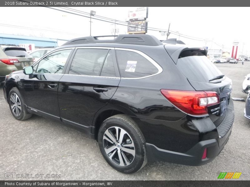 Crystal Black Silica / Black 2018 Subaru Outback 2.5i Limited