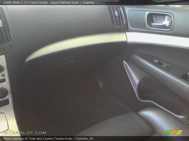 Liquid Platinum Silver / Graphite 2008 Infiniti G 35 S Sport Sedan