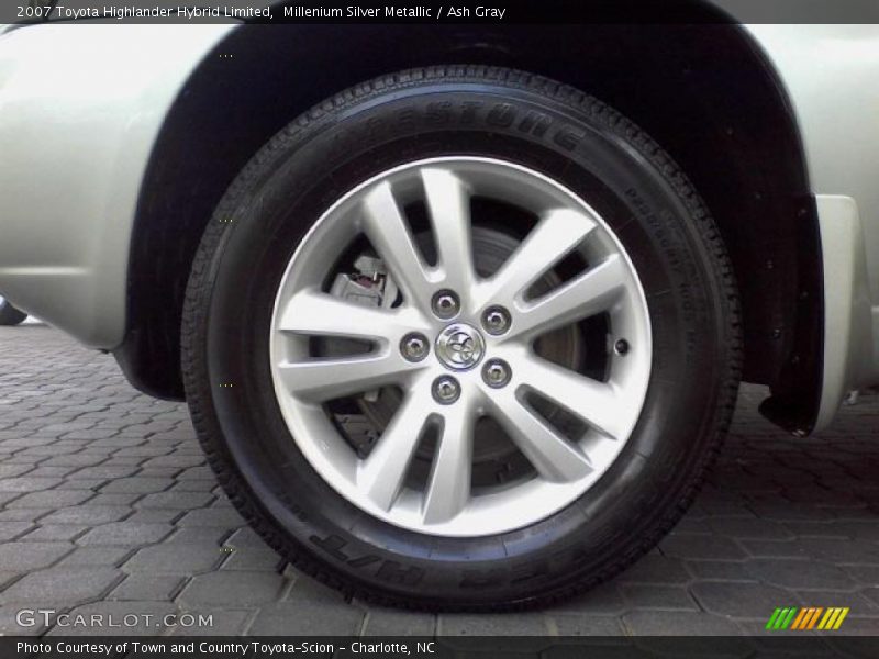 Millenium Silver Metallic / Ash Gray 2007 Toyota Highlander Hybrid Limited