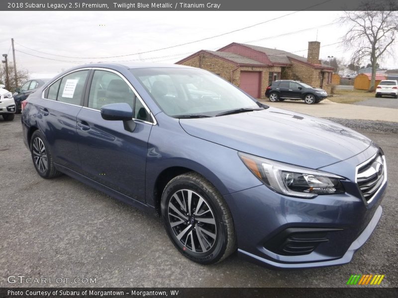 Twilight Blue Metallic / Titanium Gray 2018 Subaru Legacy 2.5i Premium
