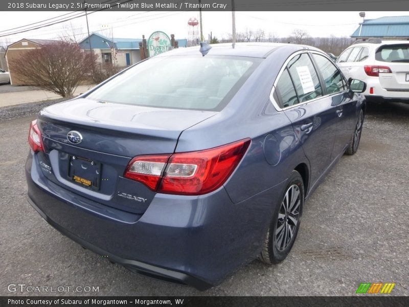 Twilight Blue Metallic / Titanium Gray 2018 Subaru Legacy 2.5i Premium
