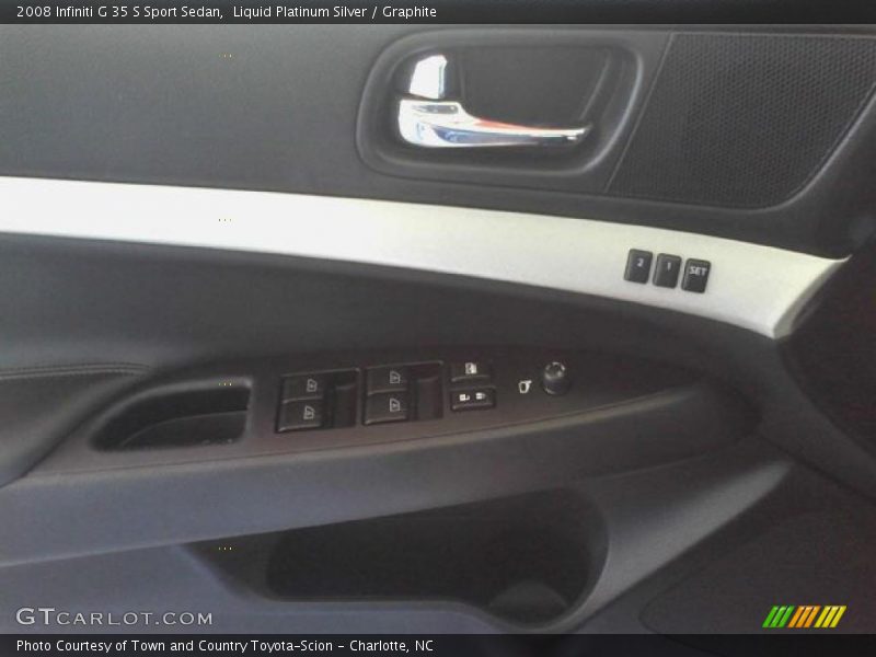Liquid Platinum Silver / Graphite 2008 Infiniti G 35 S Sport Sedan