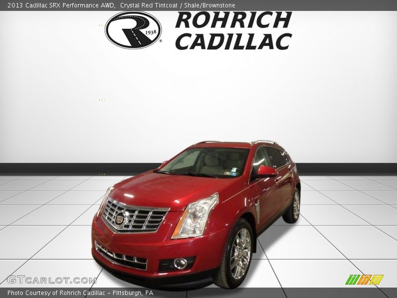 Crystal Red Tintcoat / Shale/Brownstone 2013 Cadillac SRX Performance AWD