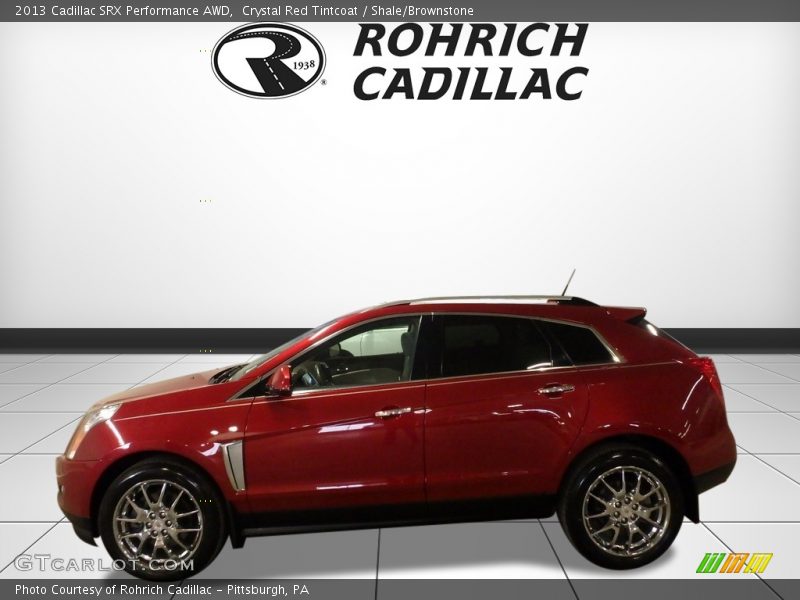 Crystal Red Tintcoat / Shale/Brownstone 2013 Cadillac SRX Performance AWD