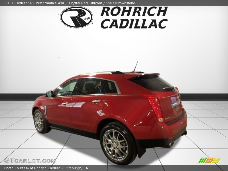 Crystal Red Tintcoat / Shale/Brownstone 2013 Cadillac SRX Performance AWD