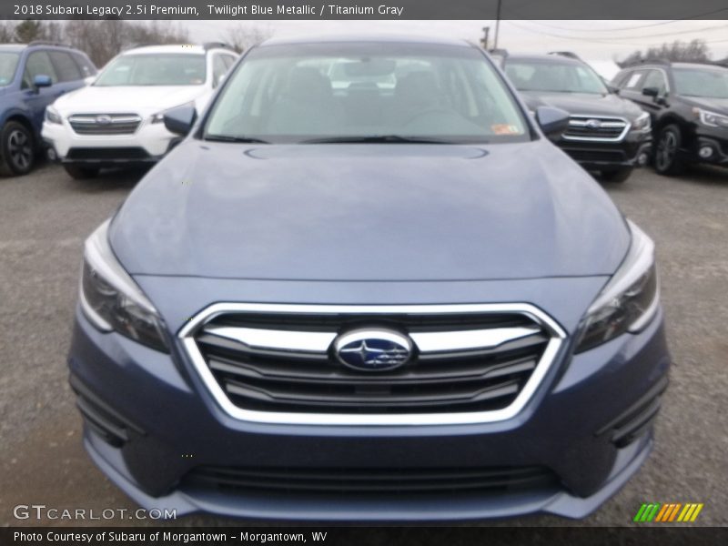 Twilight Blue Metallic / Titanium Gray 2018 Subaru Legacy 2.5i Premium