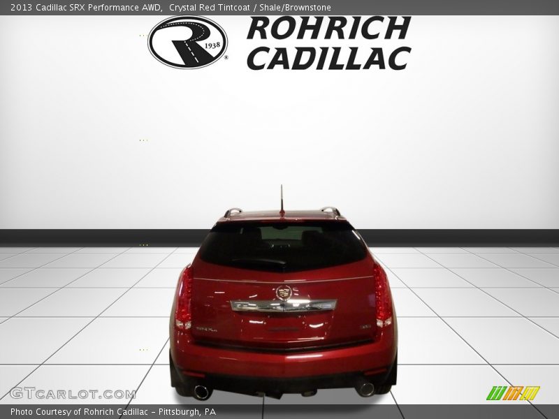 Crystal Red Tintcoat / Shale/Brownstone 2013 Cadillac SRX Performance AWD