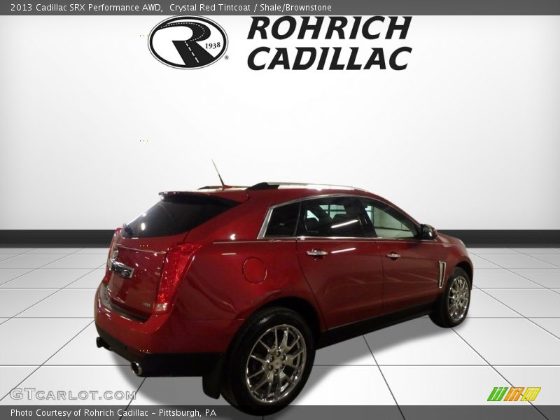 Crystal Red Tintcoat / Shale/Brownstone 2013 Cadillac SRX Performance AWD