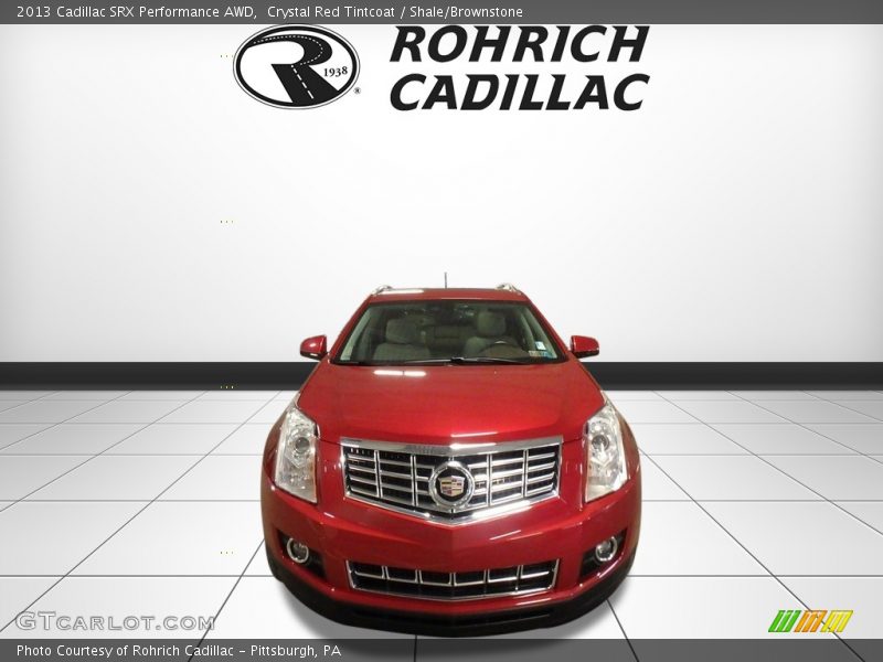 Crystal Red Tintcoat / Shale/Brownstone 2013 Cadillac SRX Performance AWD