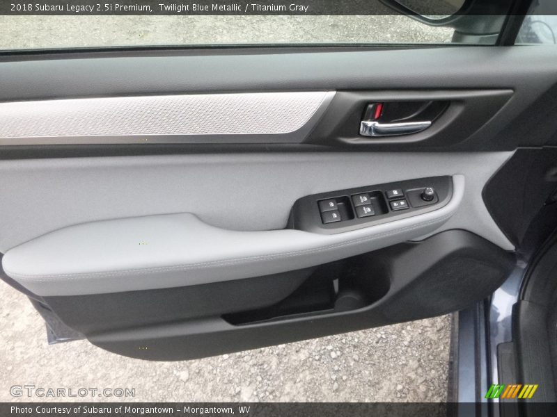 Twilight Blue Metallic / Titanium Gray 2018 Subaru Legacy 2.5i Premium
