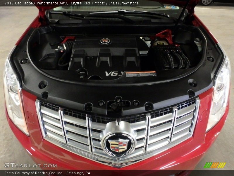 Crystal Red Tintcoat / Shale/Brownstone 2013 Cadillac SRX Performance AWD
