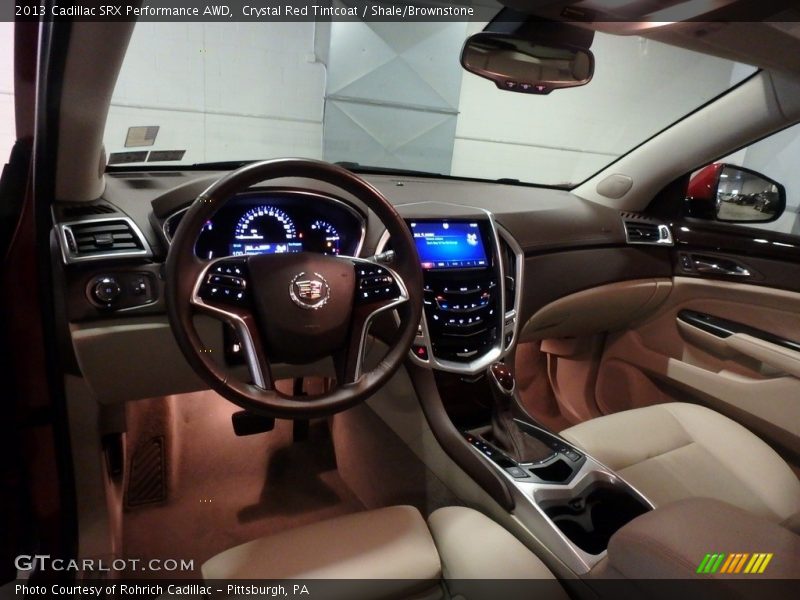 Crystal Red Tintcoat / Shale/Brownstone 2013 Cadillac SRX Performance AWD