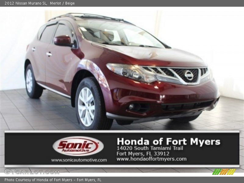 Merlot / Beige 2012 Nissan Murano SL
