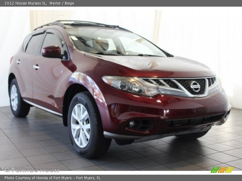 Merlot / Beige 2012 Nissan Murano SL
