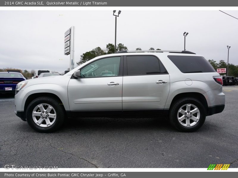 Quicksilver Metallic / Light Titanium 2014 GMC Acadia SLE