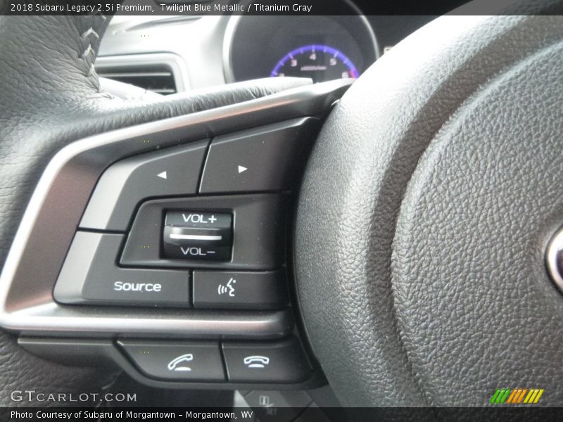 Twilight Blue Metallic / Titanium Gray 2018 Subaru Legacy 2.5i Premium