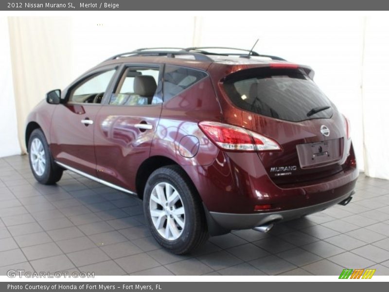 Merlot / Beige 2012 Nissan Murano SL