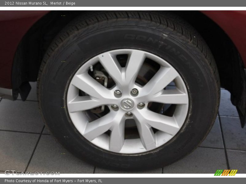 Merlot / Beige 2012 Nissan Murano SL