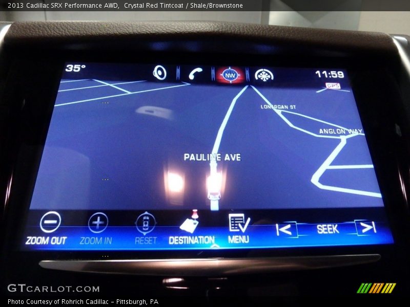 Crystal Red Tintcoat / Shale/Brownstone 2013 Cadillac SRX Performance AWD