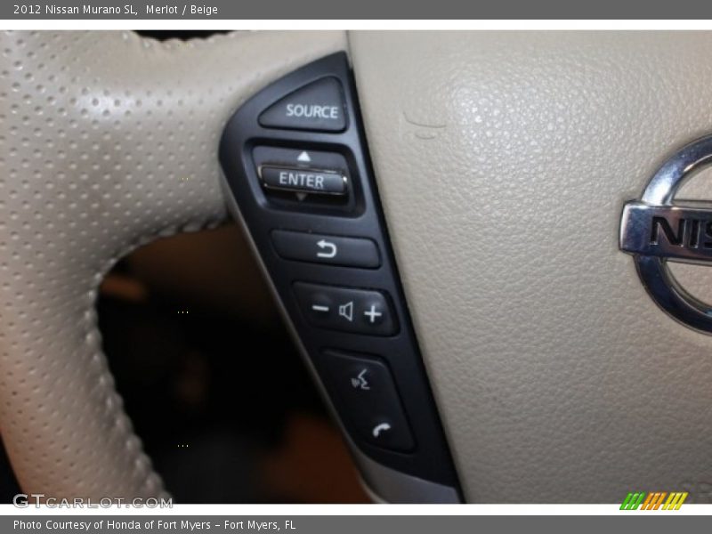 Merlot / Beige 2012 Nissan Murano SL